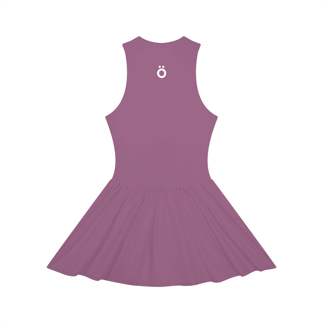 Selena Ruched Sleeveless Full-Zip Dress
