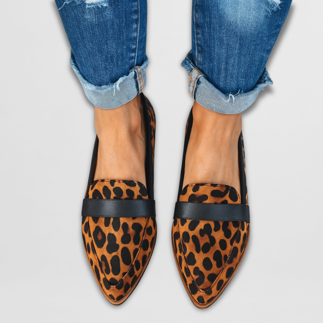 Women's Loafers Pointed Toe Slip On Flat Style