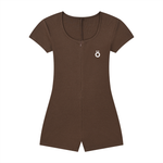 Load image into Gallery viewer, Claudia Dual-Function Cape Tie-Waist Romper
