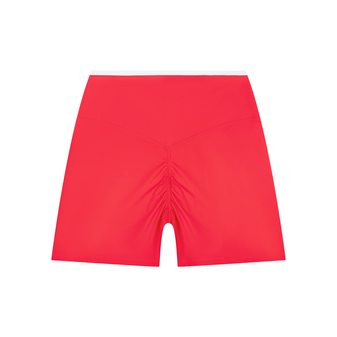 Antonia High Rise Block Yoga Shorts
