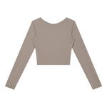 Load image into Gallery viewer, Celestia Panelled Long Sleeve Yoga T-Shirt
