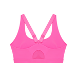 Load image into Gallery viewer, Beatrix Yoga Sports Bra - White &amp; Pink
