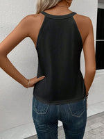 Load image into Gallery viewer, Women's Blouses Halter Neck Gradient Heart Print Sleeveless Casual Summer Top Style
