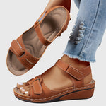 Load image into Gallery viewer, Women's Orthopedic Sandals Buckle Strap Platform Open Toe Style
