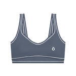Load image into Gallery viewer, Servilia Topstitching Yoga Sports Bra
