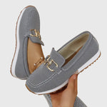 Load image into Gallery viewer, Women's Loafers Buckle Detail Slip On Walking Style
