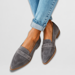 Load image into Gallery viewer, Women's Loafers Pointed Toe Slip On Flat Style
