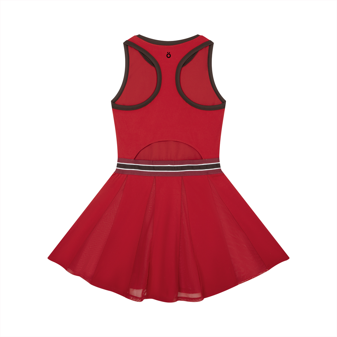 Serena Block A-Line Sleeveless Dress