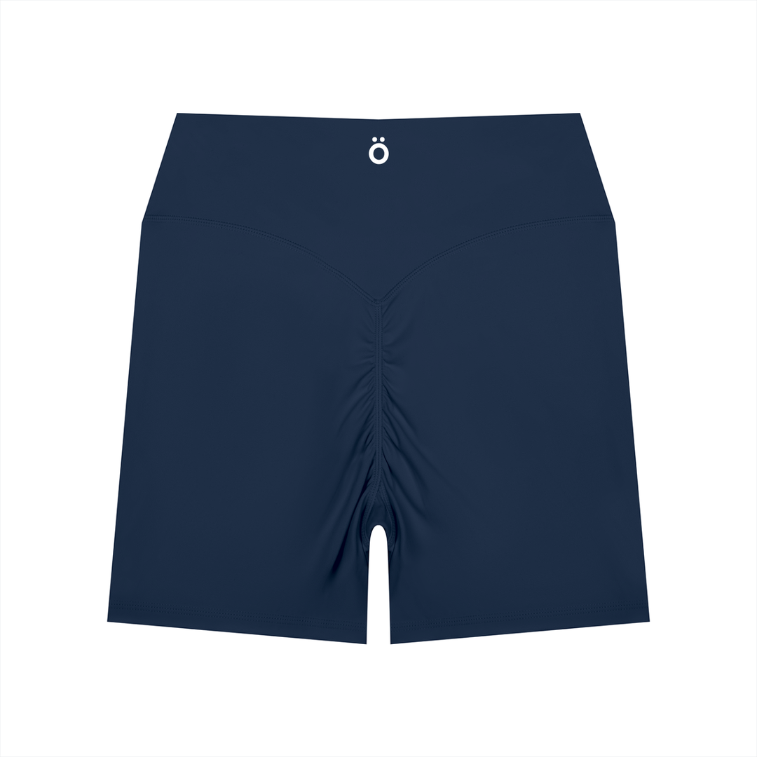Antonia High Waisted Yoga Biker Shorts - Dark Colors