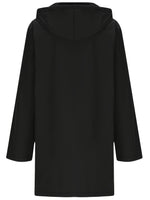 Load image into Gallery viewer, Women's Trench Coat Hooded Button Front Longline Pocket Style
