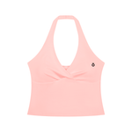 Load image into Gallery viewer, Albina Ruched Halter Yoga Tank Top
