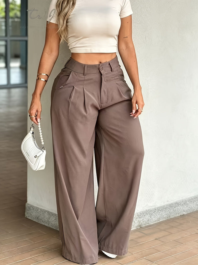 Women's Cargo Pants High Waist Wide Leg Relaxed Flowing Style