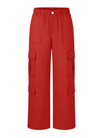 Load image into Gallery viewer, Women's Cargo Pants High Waist Wide Leg Relaxed Flowing Style
