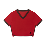 Load image into Gallery viewer, Avita Block Performance T-Shirt - In Red

