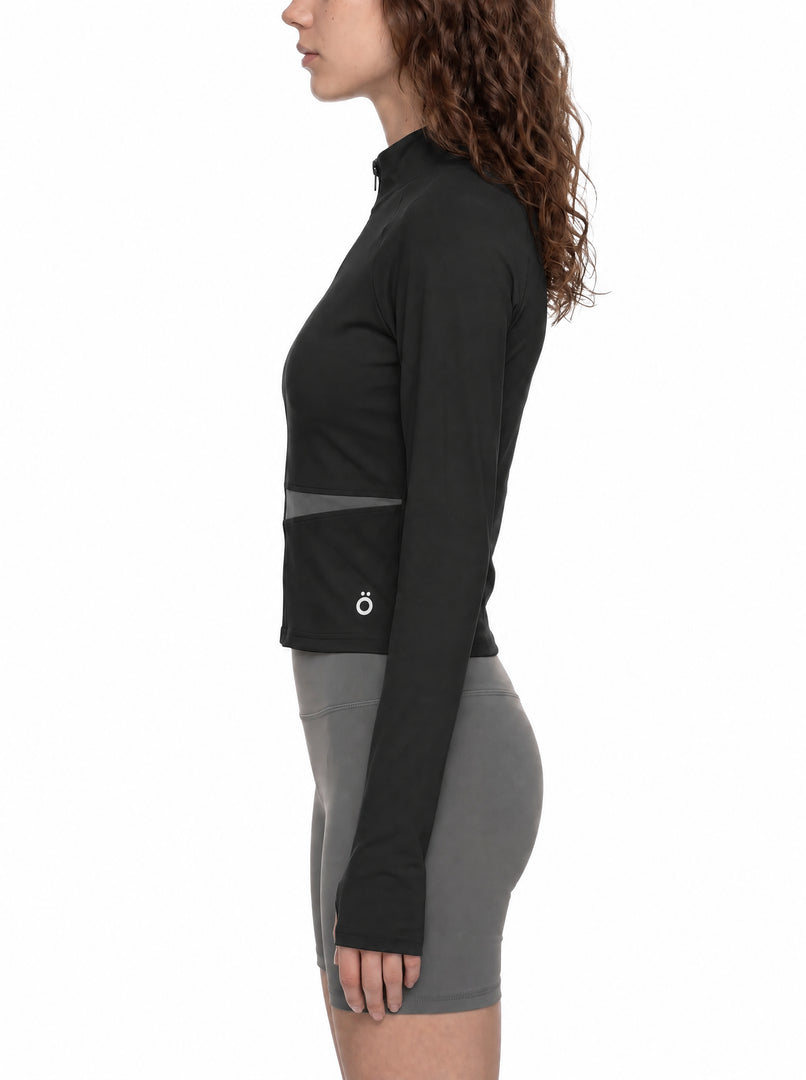 Cassia Slit Panel Yoga Jacket