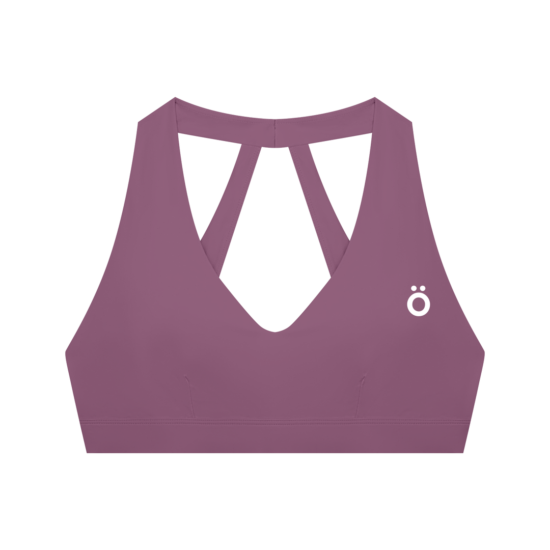 Flora Halter Cropped Sports Bra