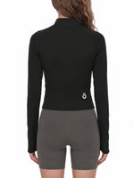 Load image into Gallery viewer, Cassia Slit Panel Yoga Jacket
