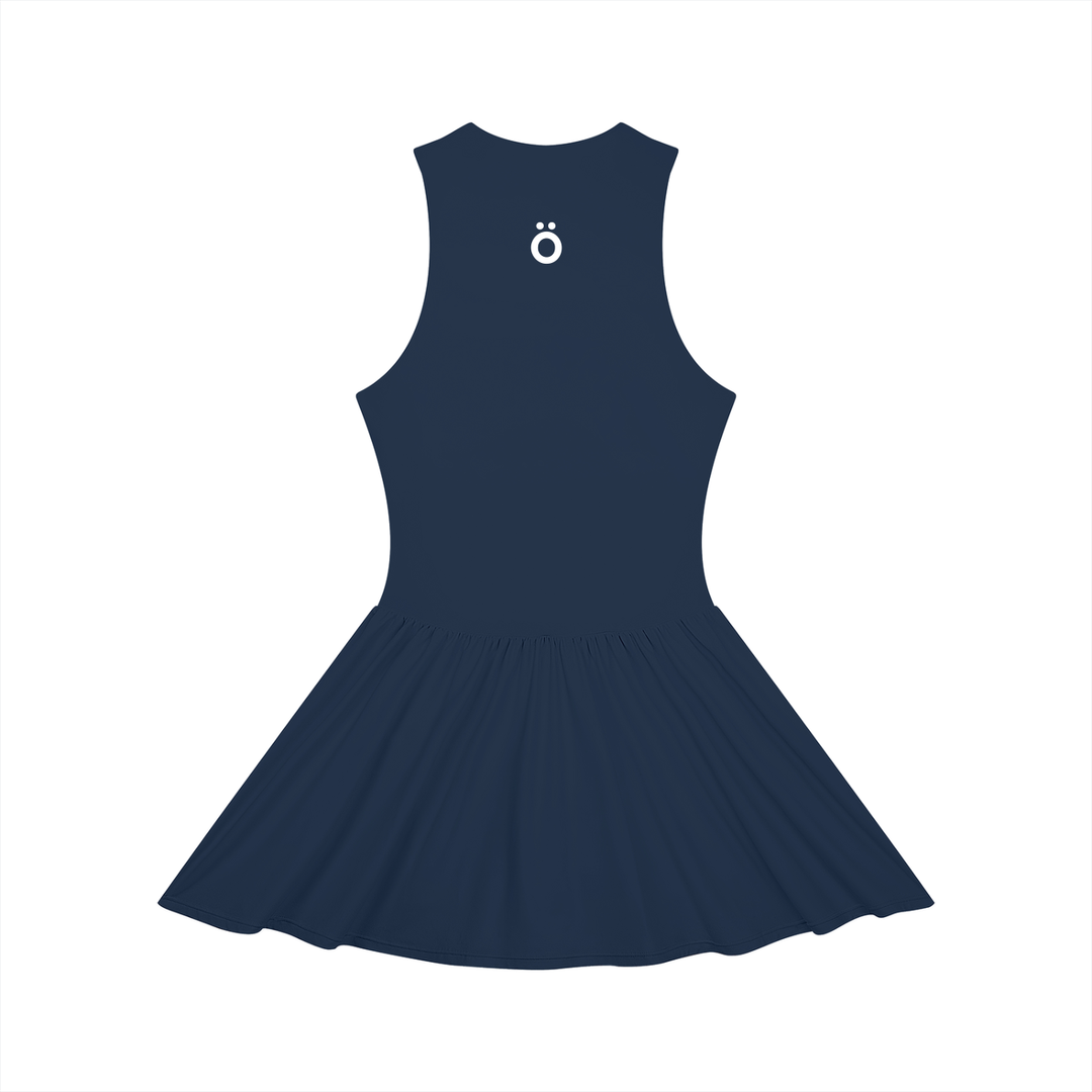 Selena Ruched Sleeveless Full-Zip Dress