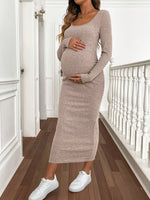 Load image into Gallery viewer, Women's Maternity Dress Long Casual Style
