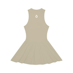Load image into Gallery viewer, Selena Ruched Sleeveless Full-Zip Dress
