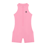 Load image into Gallery viewer, Minerva Quarter-Zip Yoga Romper - Light Colors
