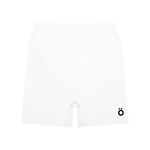 Load image into Gallery viewer, AntoniaHigh Waisted Yoga Biker Shorts - White &amp; Pink
