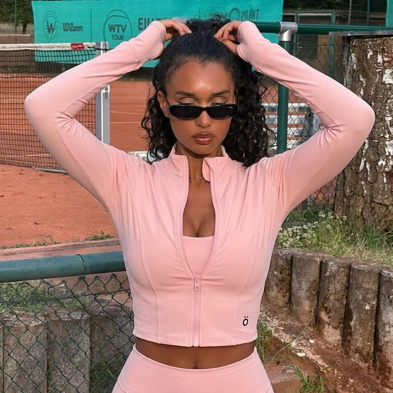 Arcadia Crop Yoga Sports Jacket