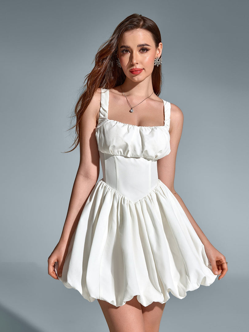 Backless Pleated Hem Bodycon Cami Dress | Homecoming Dress, Cocktail Dress