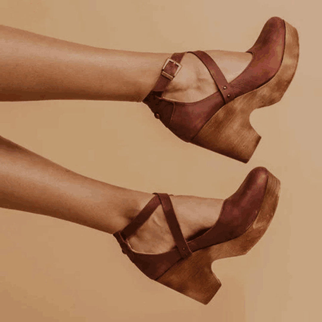 Women's Women Elegant Closed Toe Wedge Heels