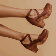 Women's Women Elegant Closed Toe Wedge Heels