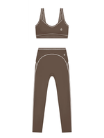 Load image into Gallery viewer, Servilia + Fausta Topstitching Matching Yoga Set
