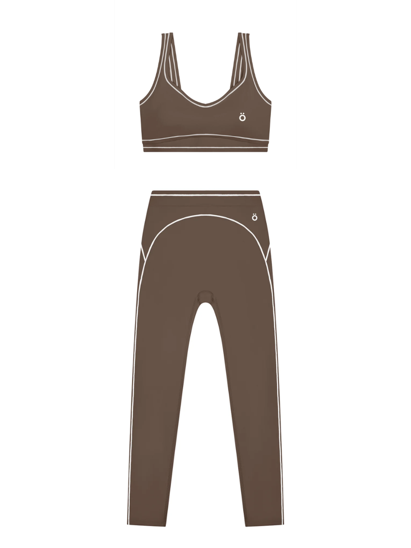 Servilia + Fausta Topstitching Matching Yoga Set