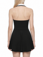 Load image into Gallery viewer, Lucia Collared Halter A-Line Tennis One Piece Dress
