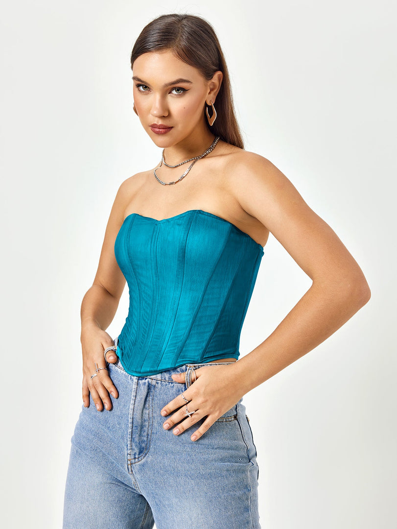 Crisscross Back Tube Top | Formal Event Top