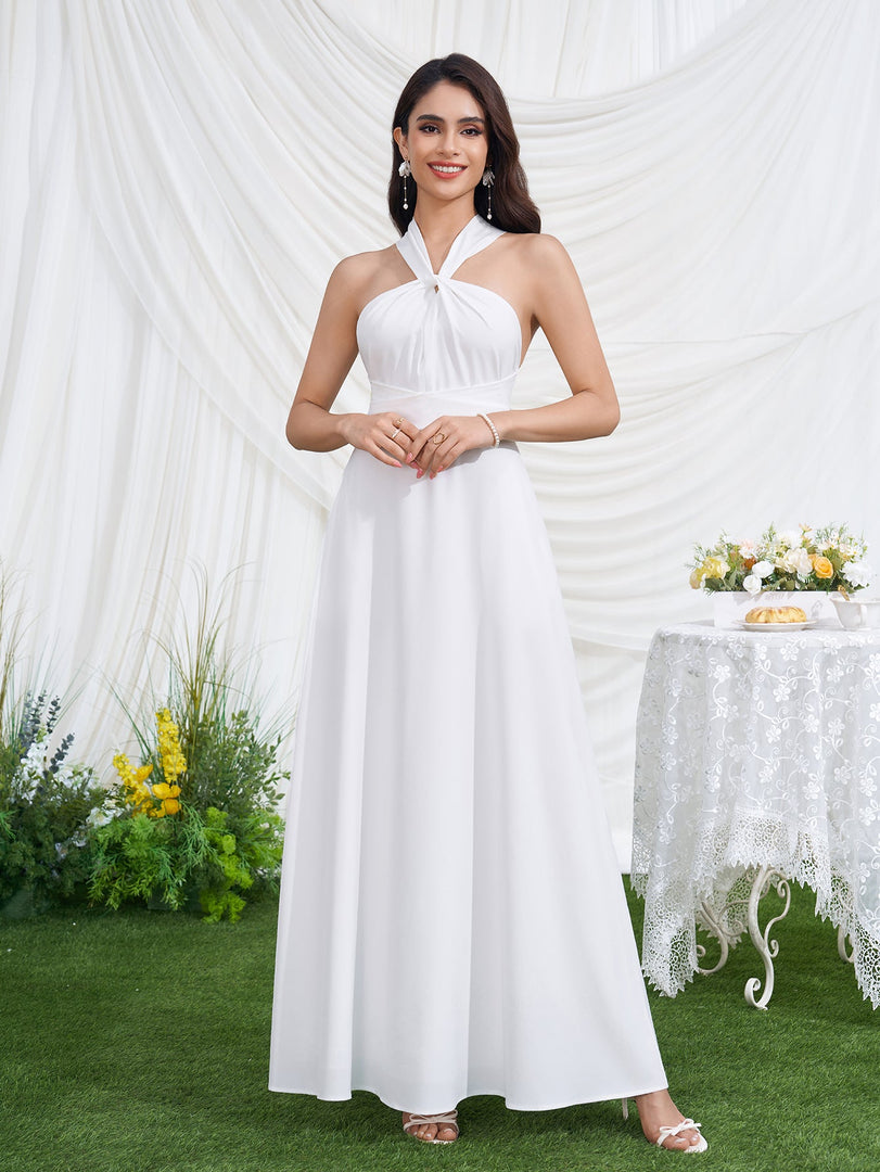 Crisscross Tie Back Pocket Maxi Dress | Prom Dress, Formal Dress
