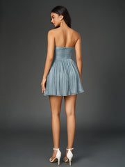 Cut Out Backless Glitter Tube Dress | Prom Dress, Homecoming Dress