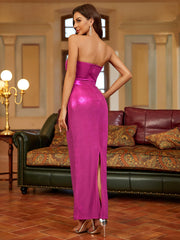 Cut Out Embellished Tube Dress | Wedding Guest Dress