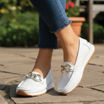 Load image into Gallery viewer, Aria - Flat Buckle Loafers
