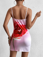 Floral Print Bodycon Cami Dress | Vacation Dress, Wedding Guest Dress