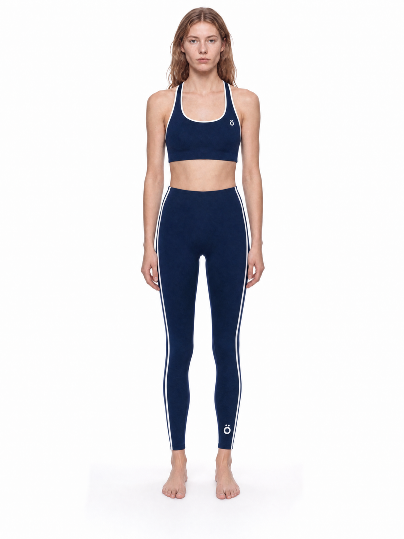 Gaia+Laura Halter Yoga Bra & Pants Matching Set