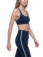 Load image into Gallery viewer, Gaia Striped Halter Yoga Sports Bra
