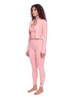 Load image into Gallery viewer, Albina + Arcadia + Honora Cropped Top and Jacket &amp; Leggings 3 Piece Yoga Matching Set
