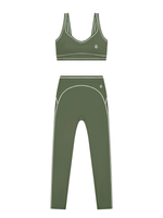 Load image into Gallery viewer, Servilia + Fausta Topstitching Matching Yoga Set
