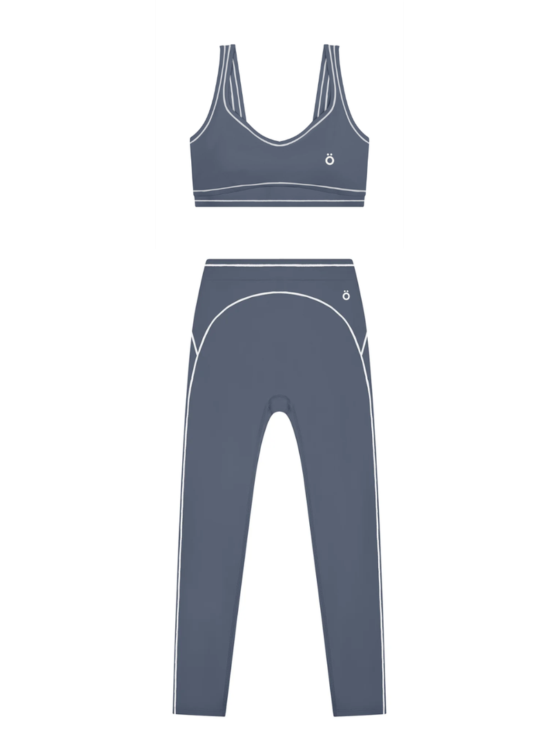 Servilia + Fausta Topstitching Matching Yoga Set