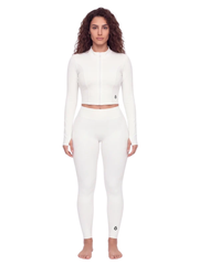 Arcadia + Honora Crop Jacket & High Waisted Leggings Matching Yoga Set.