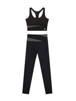 Load image into Gallery viewer, Octavia + Juno Block Yoga Matching Set - In Black
