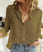 Load image into Gallery viewer, Women's Linen Stylish Women’s Blouse
