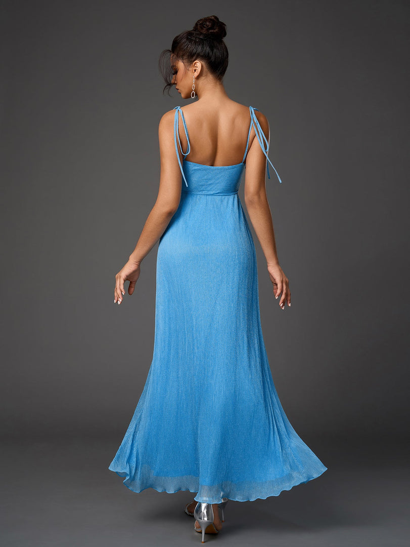Lacing Strap Cut Out Glitter Maxi Dress | Prom Dress, Formal Dress
