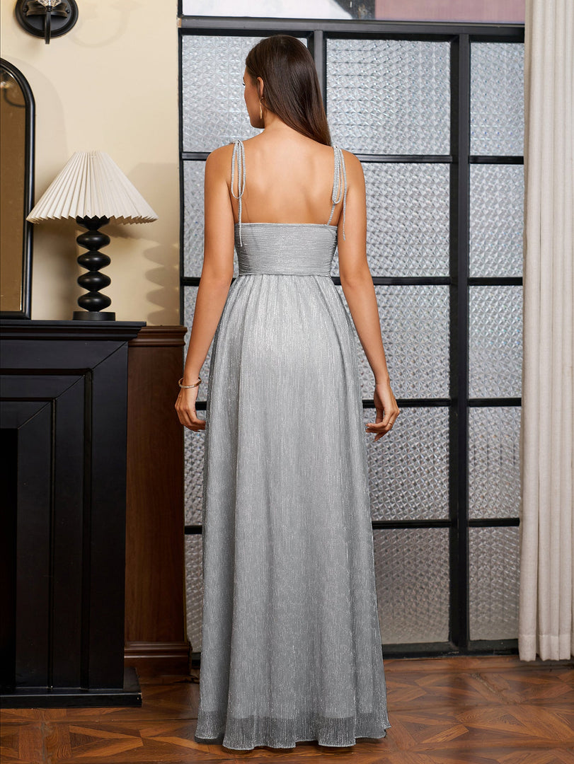 Lacing Strap Cut Out Glitter Maxi Dress | Prom Dress, Formal Dress