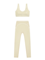 Load image into Gallery viewer, Servilia + Fausta Topstitching Matching Yoga Set
